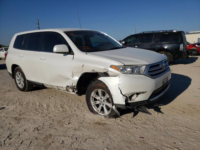 TOYOTA HIGHLANDER 2012 with VIN 5TDZA3EH4CS027398 - Photo from auction