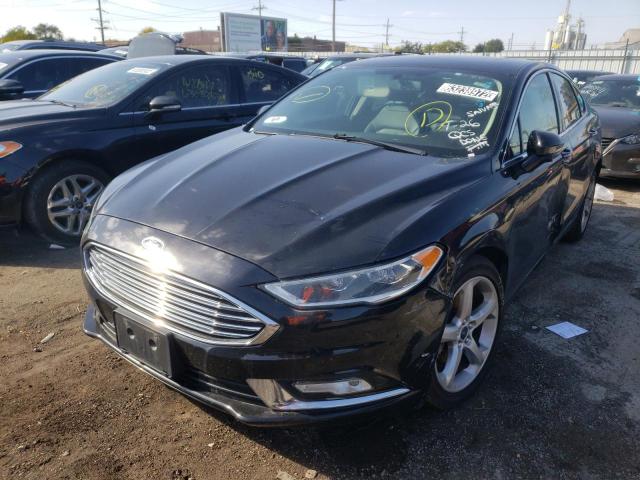 FORD FUSION SE 2017 with VIN 3FA6P0T96HR101481 - Photo from auction