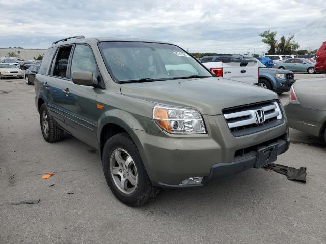 HONDA PILOT EXL 2007 with VIN 5FNYF28597B011992 - Photo from auction