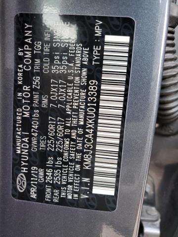 Photo 10 from auction – 2019 HYUNDAI TUCSON LIM with VIN KM8J3CA4XKU013389