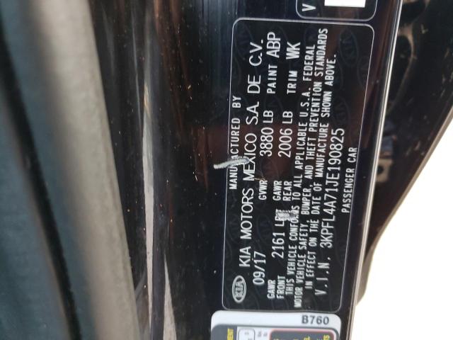 صورة رقم 10 من المزاد - 2018 KIA FORTE LX مع VIN 3KPFL4A71JE190825