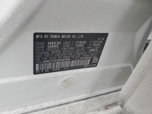 Photo 10 from auction – 2016 ACURA RLX TECH with VIN JH4KC1F52GC001909