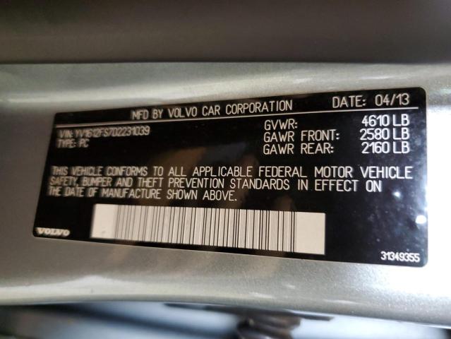 Photo 10 from auction – 2013 VOLVO S60 T5 with VIN YV1612FS7D2231039