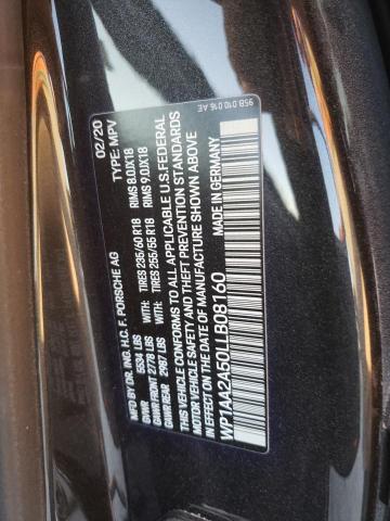 Photo 10 from auction – 2020 PORSCHE MACAN with VIN WP1AA2A50LLB08160