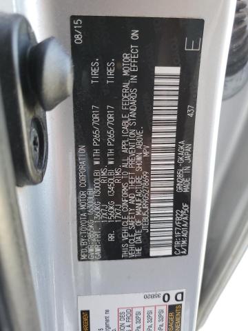 Photo 10 from auction – 2016 TOYOTA 4RUNNER SR with VIN JTEBU5JR9G5278699