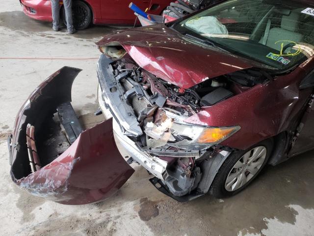 Photo 9 from auction – 2012 HONDA CIVIC LX with VIN 19XFB2F54CE380796