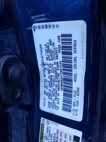 Photo 10 from auction – 2007 TOYOTA COROLLA with VIN 1NXBR32E47Z897539