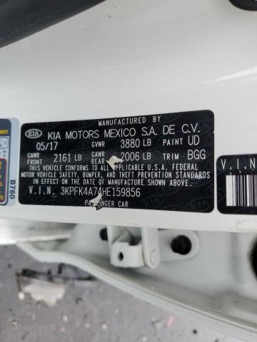 Photo 10 from auction – 2017 KIA FORTE LX with VIN 3KPFK4A74HE159856