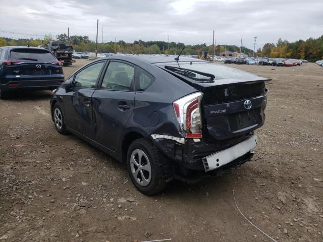 Photo 3 from auction – 2014 TOYOTA PRIUS with VIN JTDKN3DU1E0389702