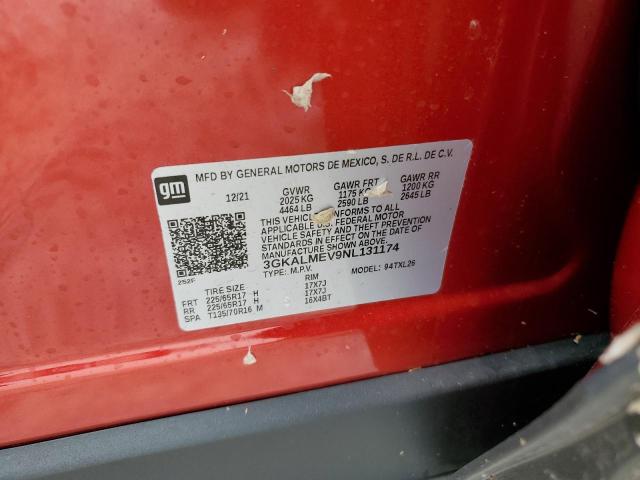 Photo 10 from auction – 2022 GMC TERRAIN SL with VIN 3GKALMEV9NL131174