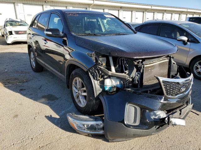 KIA SORENTO LX 2015 with VIN 5XYKT3A61FG560178 - Photo from auction
