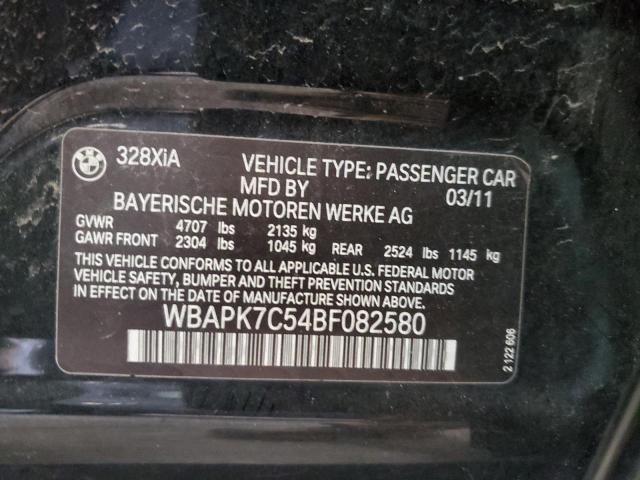 Photo 10 from auction – 2011 BMW 328 XI with VIN WBAPK7C54BF082580