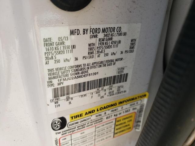 Photo 10 from auction – 2013 FORD EXPEDITION with VIN 1FMJU2A56DEF51391