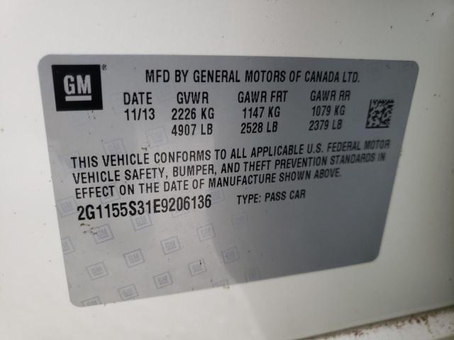 Photo 10 from auction – 2014 CHEVROLET IMPALA LTZ with VIN 2G1155S31E9206136