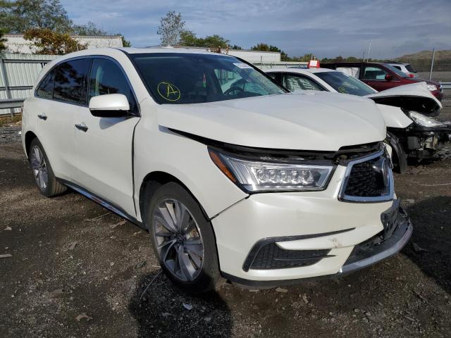 ACURA MDX TECHNO 2017 with VIN 5J8YD4H5XHL006172 - Photo from auction