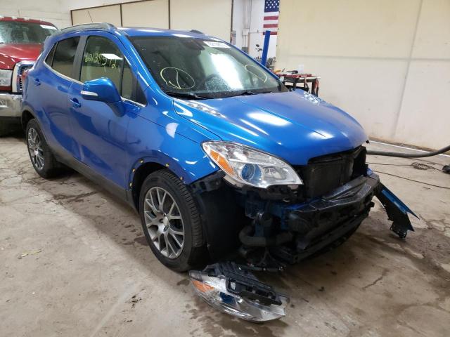 BUICK ENCORE SPO 2016 with VIN KL4CJ1SM6GB647205 - Photo from auction