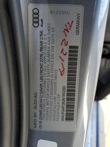 Photo 10 from auction – 2016 AUDI A6 PREMIUM with VIN WAUFGAFC8GN160280