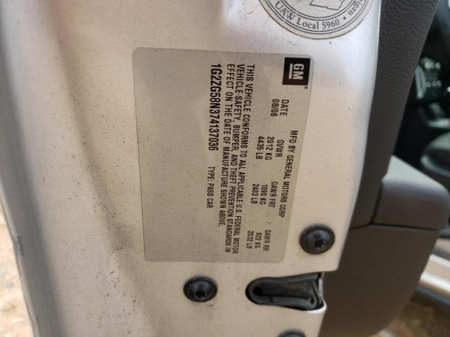 Photo 10 from auction – 2007 PONTIAC G6 BASE with VIN 1G2ZG58N374137036