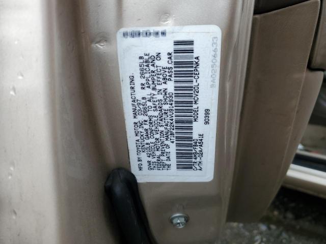 Photo 10 from auction – 1997 TOYOTA CAMRY CE with VIN 4T1BF22K4VU914930