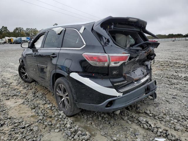 Photo 3 from auction – 2016 TOYOTA HIGHLANDER with VIN 5TDKKRFH0GS120571