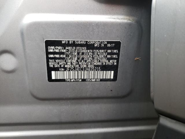 Photo 10 from auction – 2018 SUBARU FORESTER 2 with VIN JF2SJAEC3JH425215