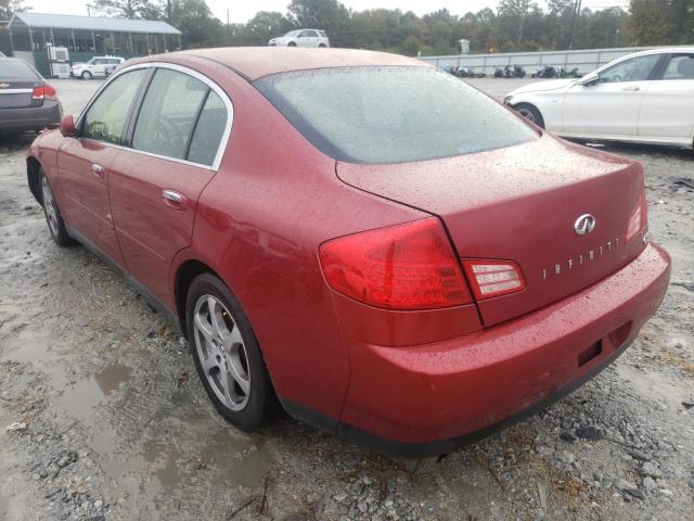 Photo 3 from auction – 2003 INFINITI G35 with VIN JNKCV51E03M330531