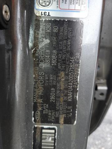 Photo 10 from auction – 2013 KIA FORTE with VIN KNAFU4A20D5718546