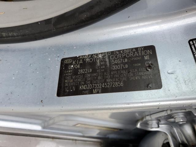 Photo 10 from auction – 2004 KIA SORENTO EX with VIN KNDJD733245272856