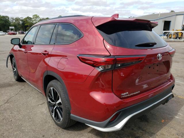 Photo 3 from auction – 2021 TOYOTA HIGHLANDER with VIN 5TDLZRAH2MS042698