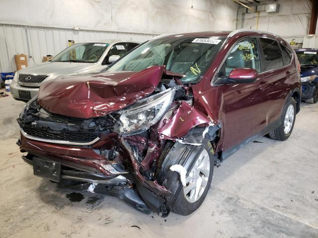 Photo 2 from auction – 2015 HONDA CR-V EXL with VIN 5J6RM4H75FL089778