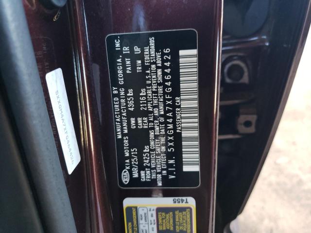 Photo 10 from auction – 2015 KIA OPTIMA LX with VIN 5XXGM4A7XFG464426