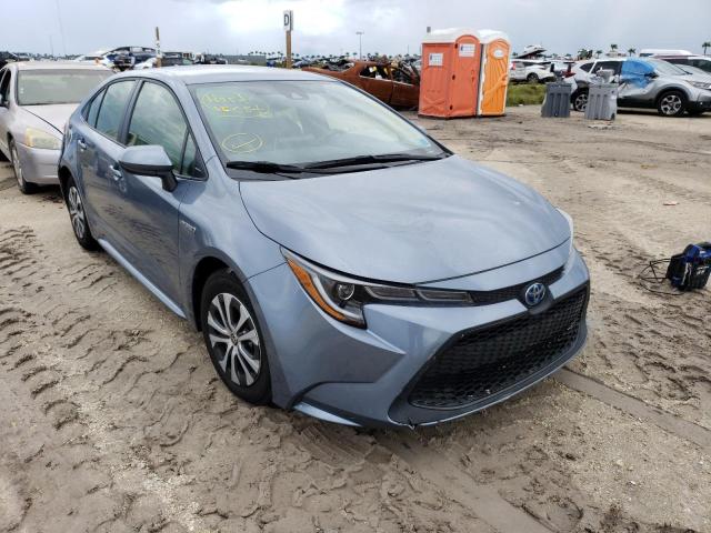 TOYOTA COROLLA LE 2021 with VIN JTDEAMDE9MJ018142 - Photo from auction