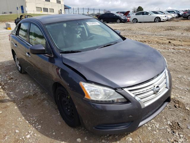 NISSAN SENTRA S 2014 with VIN 1N4AB7AP0EN851086 - Photo from auction
