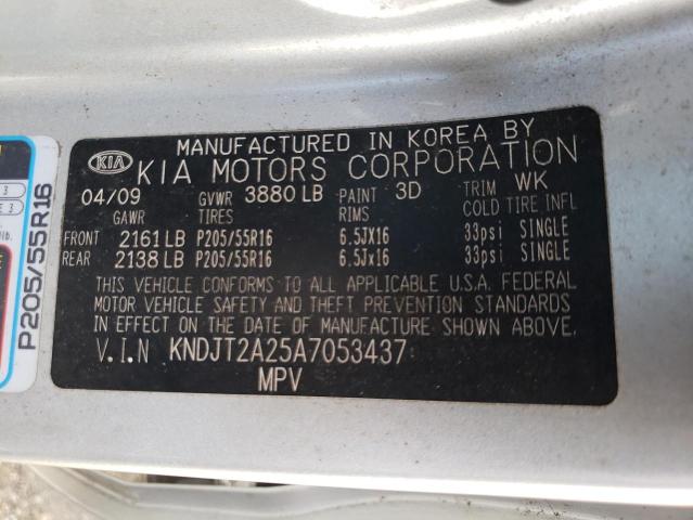Photo 10 from auction – 2010 KIA SOUL with VIN KNDJT2A25A7053437