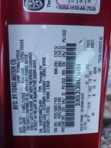 Photo 10 from auction – 2011 LINCOLN MKZ HYBRID with VIN 3LNDL2L30BR756484