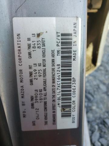 Photo 10 from auction – 2012 MAZDA 3 I with VIN JM1BL1L7XC1641248