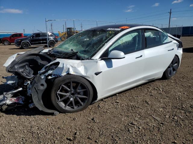 TESLA MODEL 3 2022 with VIN 5YJ3E1EA6NF191258 - Photo from auction
