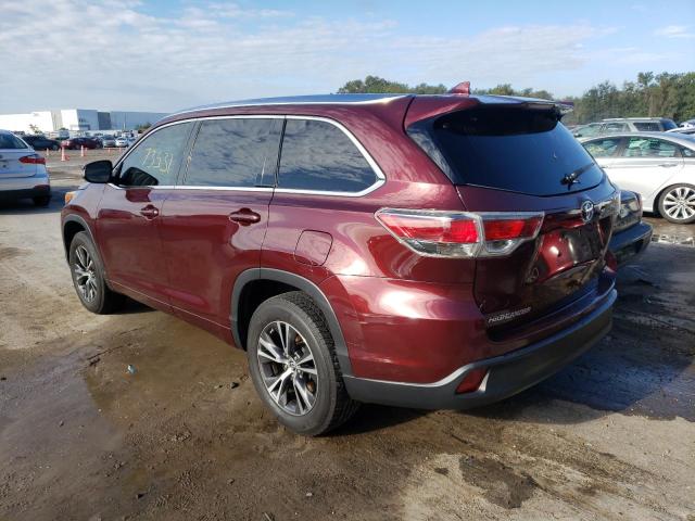 Photo 3 from auction – 2016 TOYOTA HIGHLANDER with VIN 5TDKKRFH5GS142470