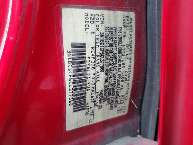 Photo 10 from auction – 2012 NISSAN VERSA with VIN 3N1BC1CP6CL377568