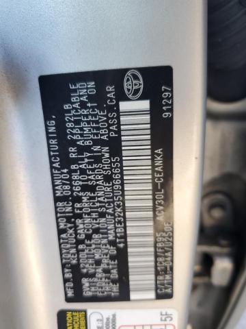 Photo 10 from auction – 2005 TOYOTA CAMRY LE with VIN 4T1BE32K35U966655
