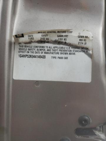 Photo 10 from auction – 2001 BUICK LESABRE LI with VIN 1G4HR54K41U247528