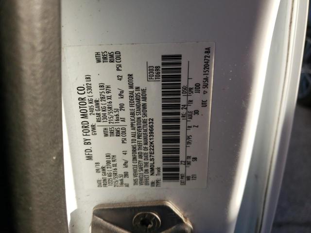 Photo 10 from auction – 2019 FORD TRANSIT CO with VIN NM0LS7E22K1396632