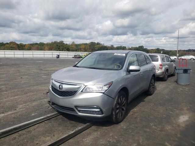 Photo 2 from auction – 2016 ACURA MDX TECHNO with VIN 5FRYD3H44GB014638