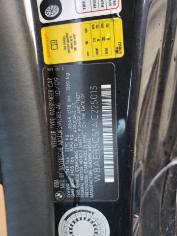 Photo 10 from auction – 2010 BMW 650 I with VIN WBAEB5C51AC225013