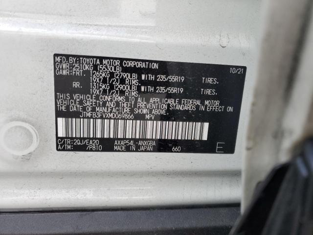 Photo 10 from auction – 2021 TOYOTA RAV4 PRIME with VIN JTMFB3FVXMD069866