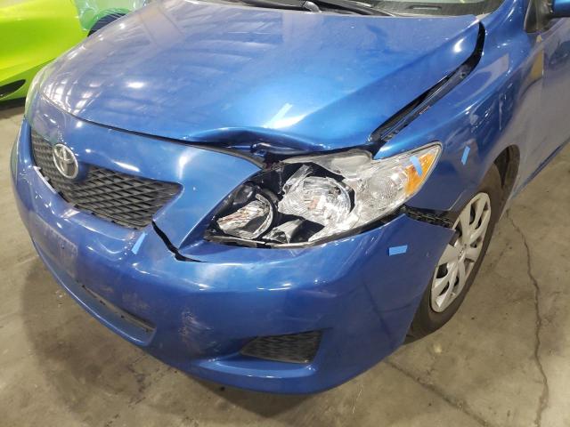 Photo 9 from auction – 2009 TOYOTA COROLLA BA with VIN JTDBL40E49J044092