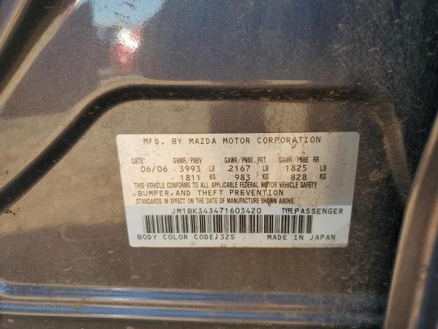 Foto 10 de la subasta – 2007 MAZDA 3 HATCHBAC con VIN JM1BK343471603420