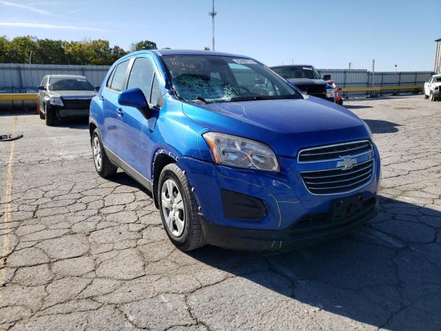Photo 1 from auction – 2016 CHEVROLET TRAX LS with VIN KL7CJKSB5GB572696