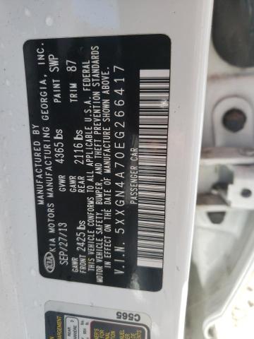 Photo 10 from auction – 2014 KIA OPTIMA EX with VIN 5XXGN4A70EG266417