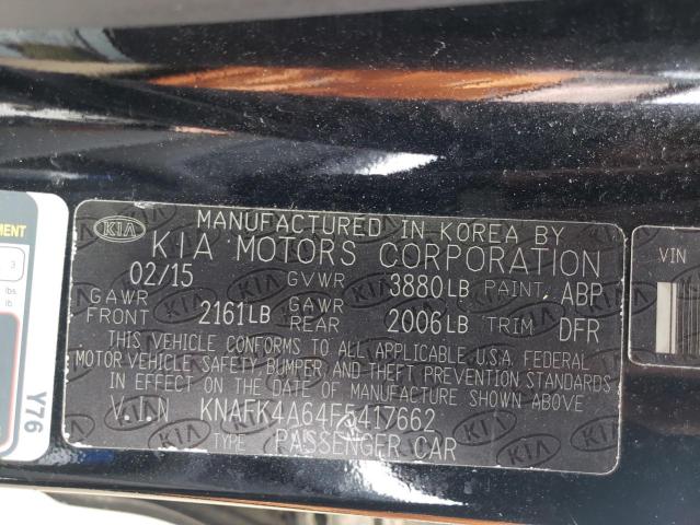 Photo 10 from auction – 2015 KIA FORTE LX with VIN KNAFK4A64F5417662
